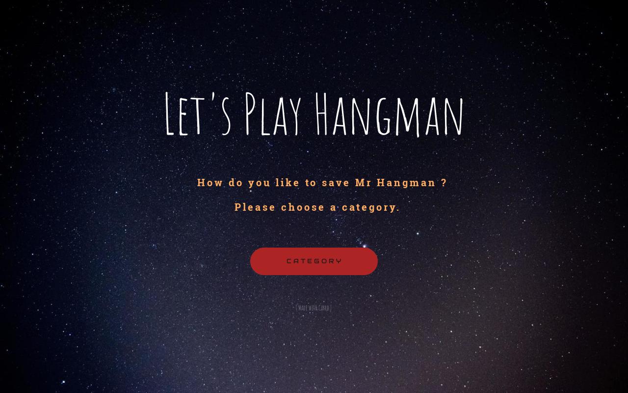Carrd profile picture for @hangman